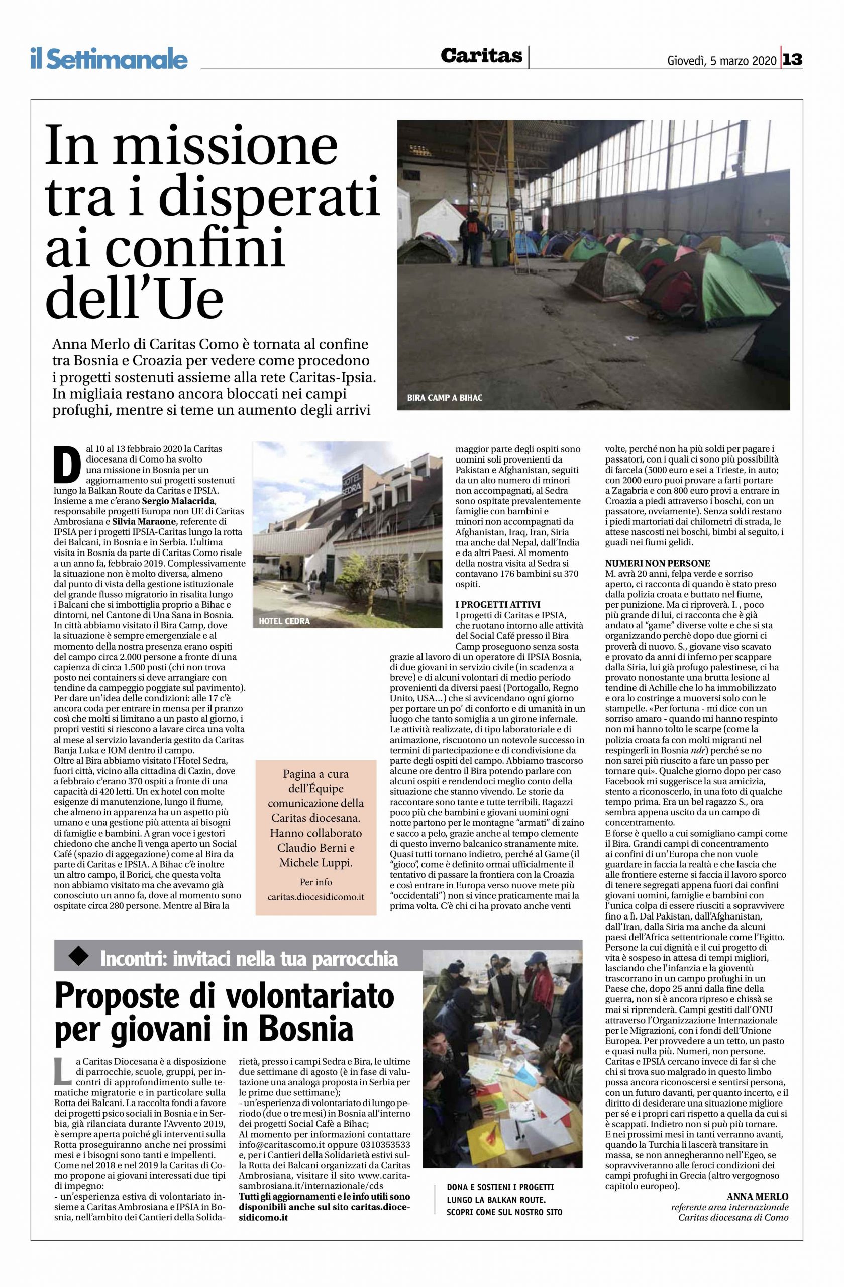 2020-03-05-Pagina-Caritas-Settimanale-della-Diocesi-di-Como